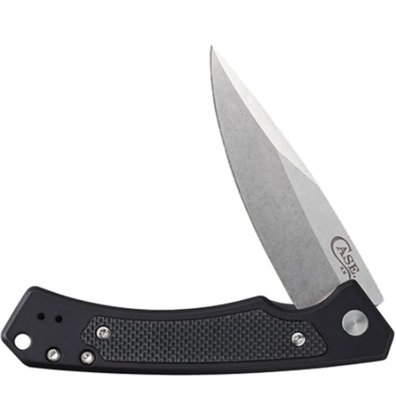 Case 25884 - Black Anodized Aluminum with Black G-10 Inlay Marilla