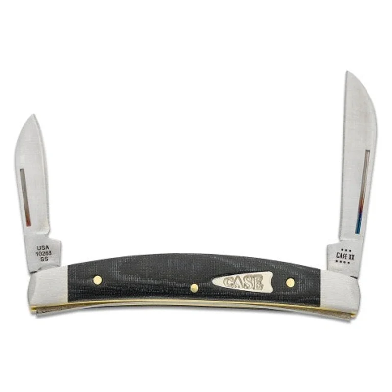 Case 27821 - Black Micarta Smooth Small Congress
