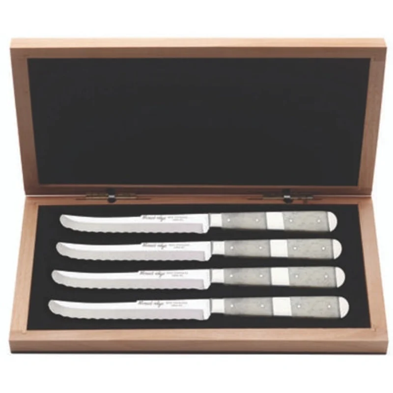 Case 4 Piece Steak Knife - Natural Bone