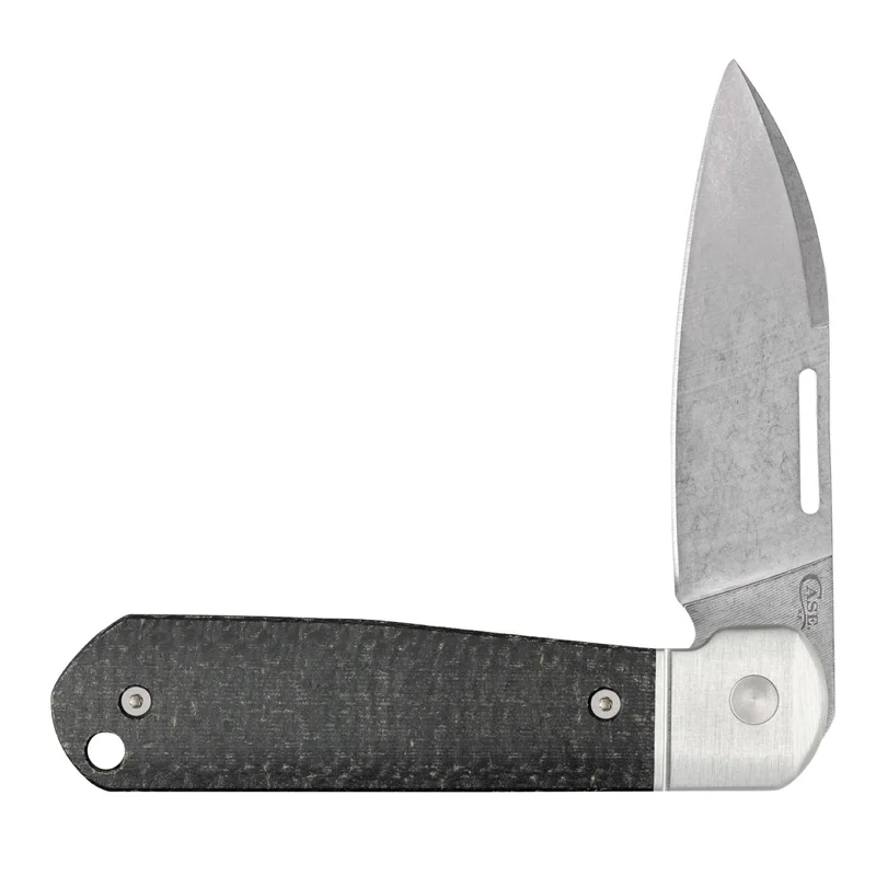 Case 42230 - Bridgeline Black Burlap Micarta Highbanks (HIGHBANKS  CPM20CV)