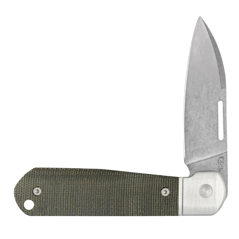 Case 42231 - Bridgeline OD Green Canvas Micarta  Highbanks (HIGHBANKS  CPM20CV)