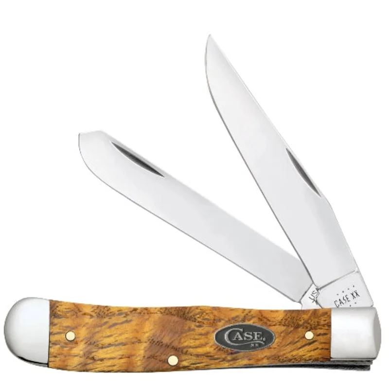 Case 47120 - Yellow Curly Oak Smooth Trapper