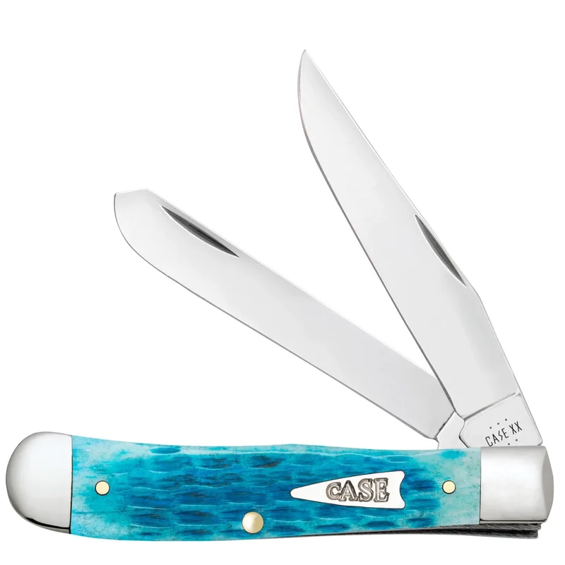 Case 50640 - Sky Blue Bone Crandall Jig Trapper (6254 SS)