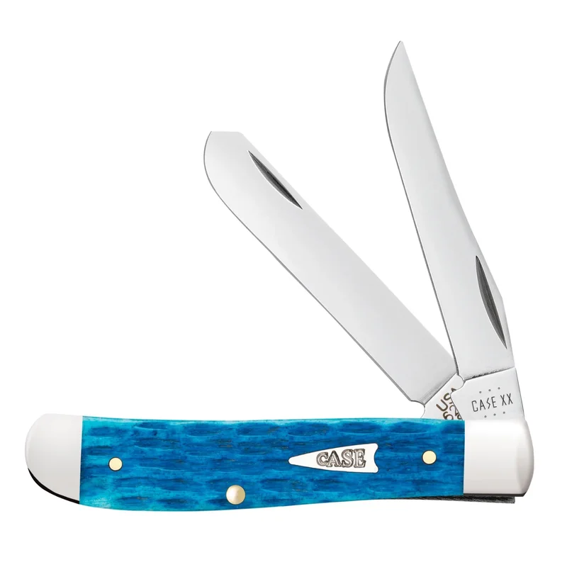 Case 50641 - Sky Blue Bone Crandall Jig Mini Trapper (6207 SS)