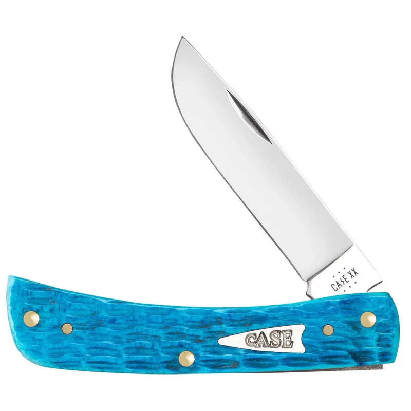 Case 50643 - Sky Blue Bone Crandall Jig Sod Buster Jr (6137 SS)