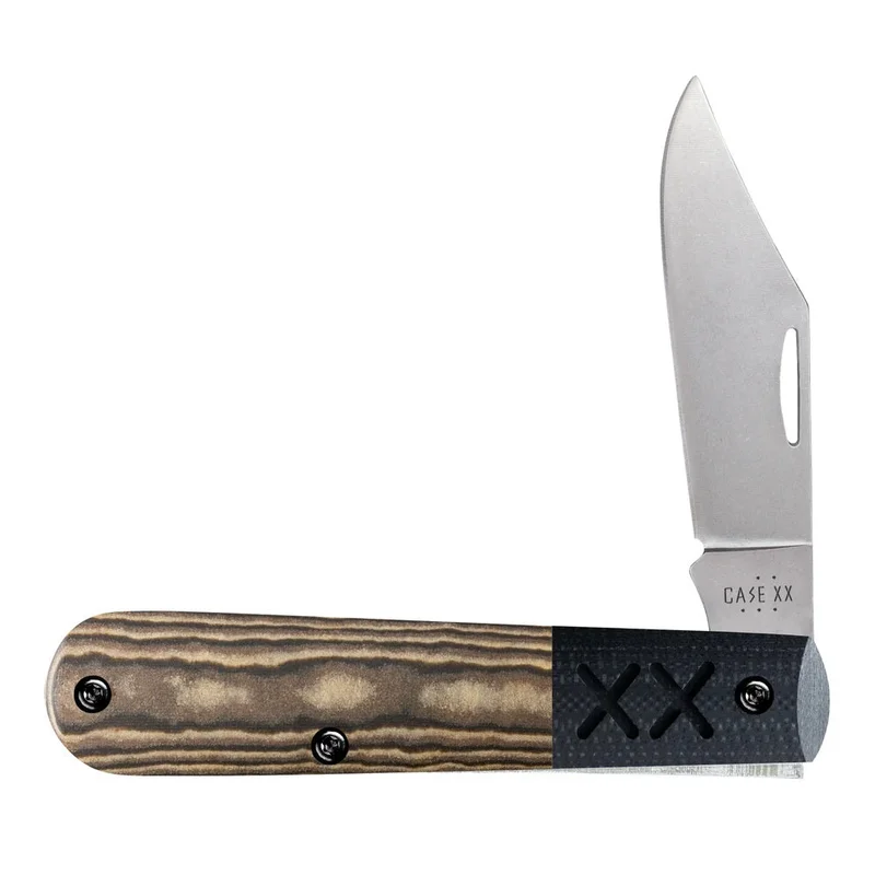 Case 53161 - Black & Tan Richlite W/Black G-10 Smooth XR Barlow (XR101009 1/2 S35VN)