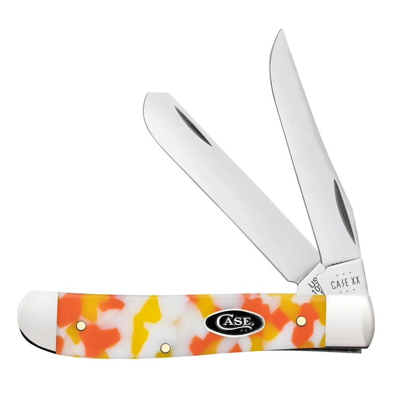 Case 53751 - Candy Corn Kirinite Smooth Mini Trapper (10207 SS)