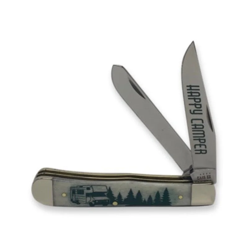 Case 540912 - Happy Camper Smooth Natural Bone Trapper