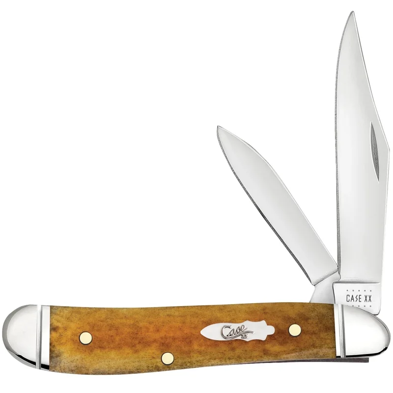 Case 58201 - Antique Bone Smooth Peanut (6220 SS) Fluted