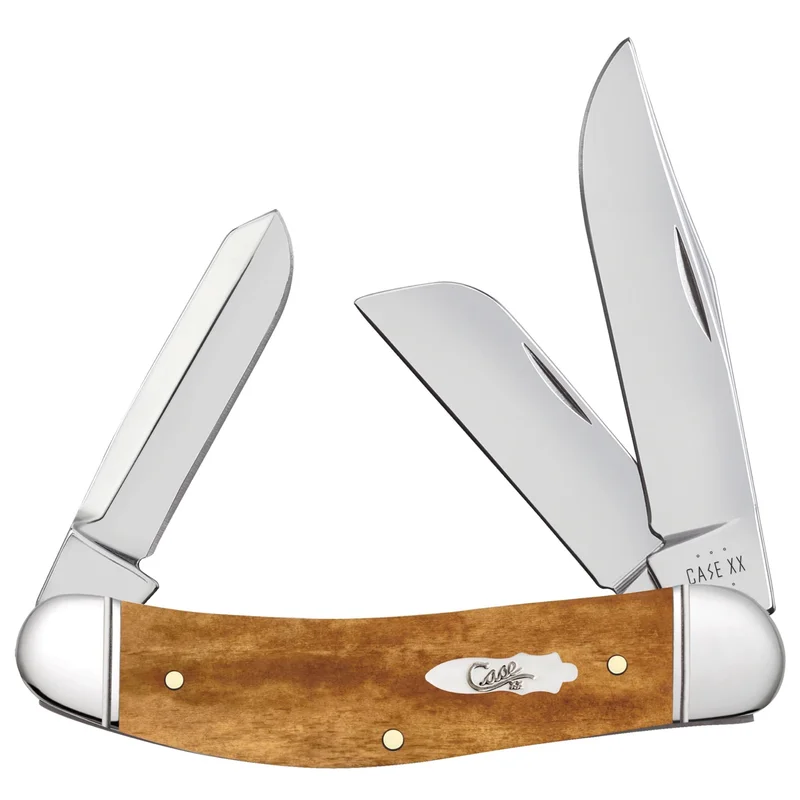 Case 58210 - Antique Bone Smooth Sowbelly (TB6339 SS) - Fluted Bolsters