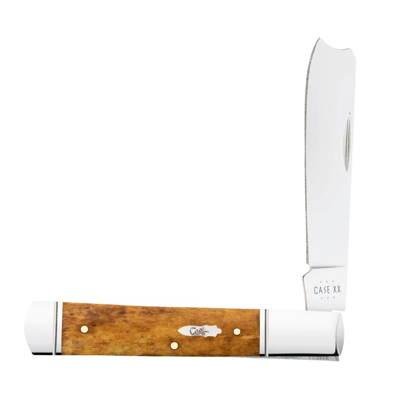 Case 58211 - Antique Bone Smooth Razor (61005RAZ SS) Fluted