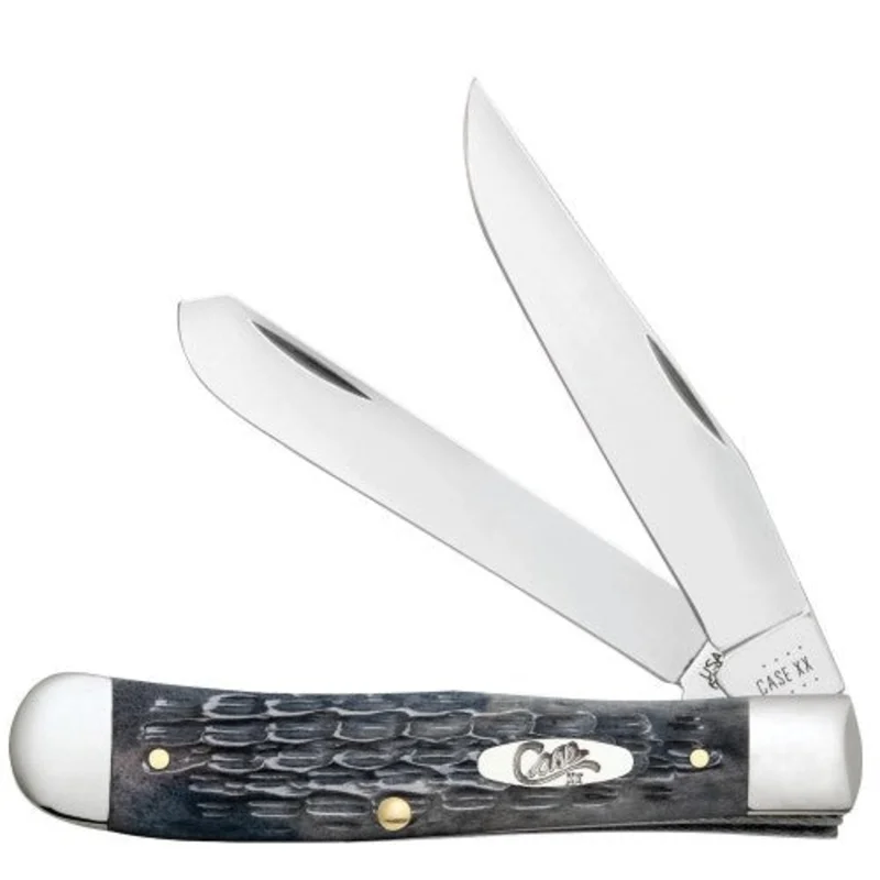 Case 58410 - Pocket Worn Gray Bone Crandall Jig Trapper (6254 CS)