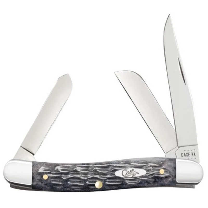 Case 58413 - Pocket Worn Gray Bone Medium Stockman (6318 CS)