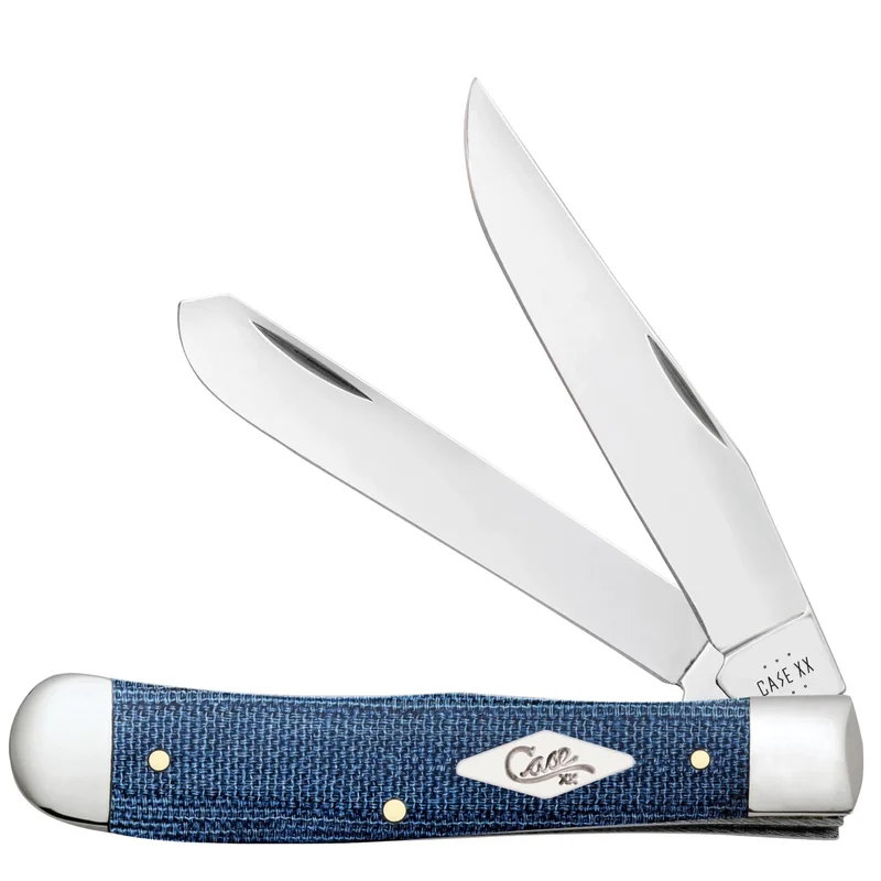 Case 60510 - Blue Denim Canvas Laminate Smooth Trapper (10254 SS)