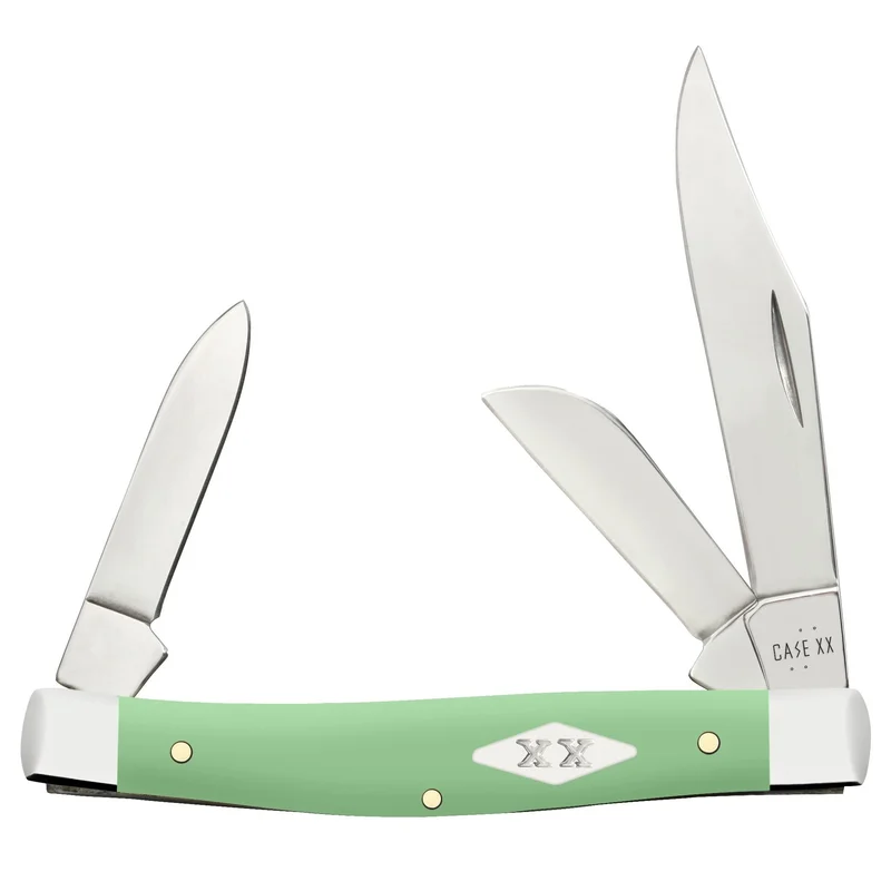Case 63832 - Mint Green Synthetic Smooth Medium Stockman (4344 SS)