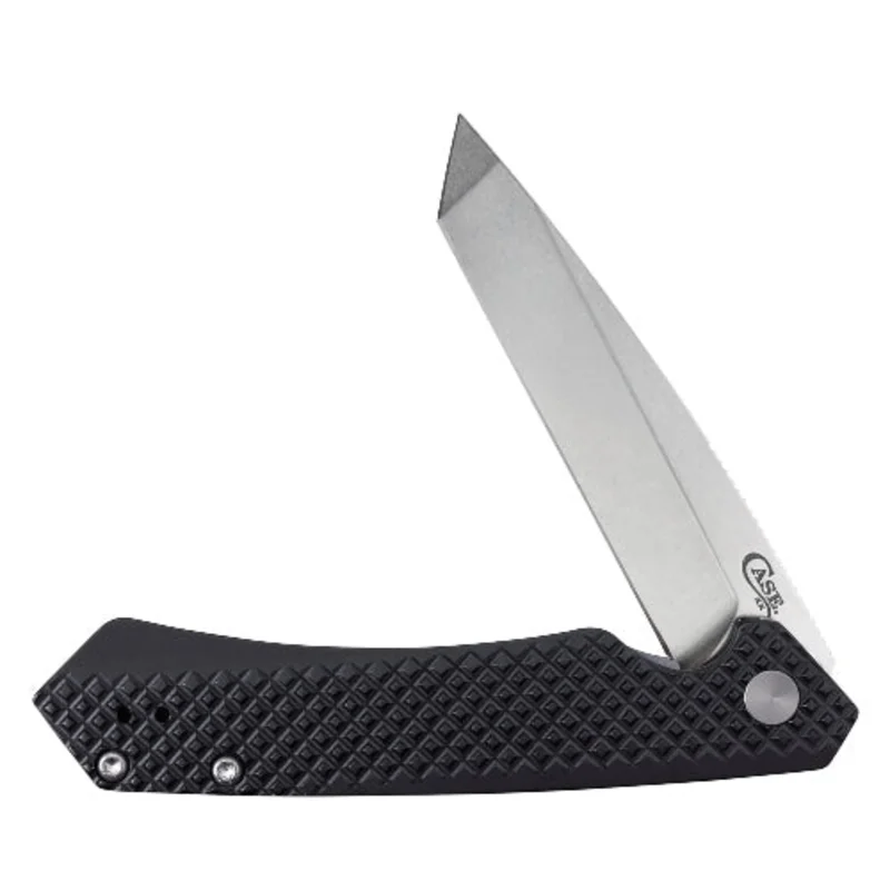 Case 64684 - Black Anodized Aluminum Milled (Kinzua S35VN) Tanto