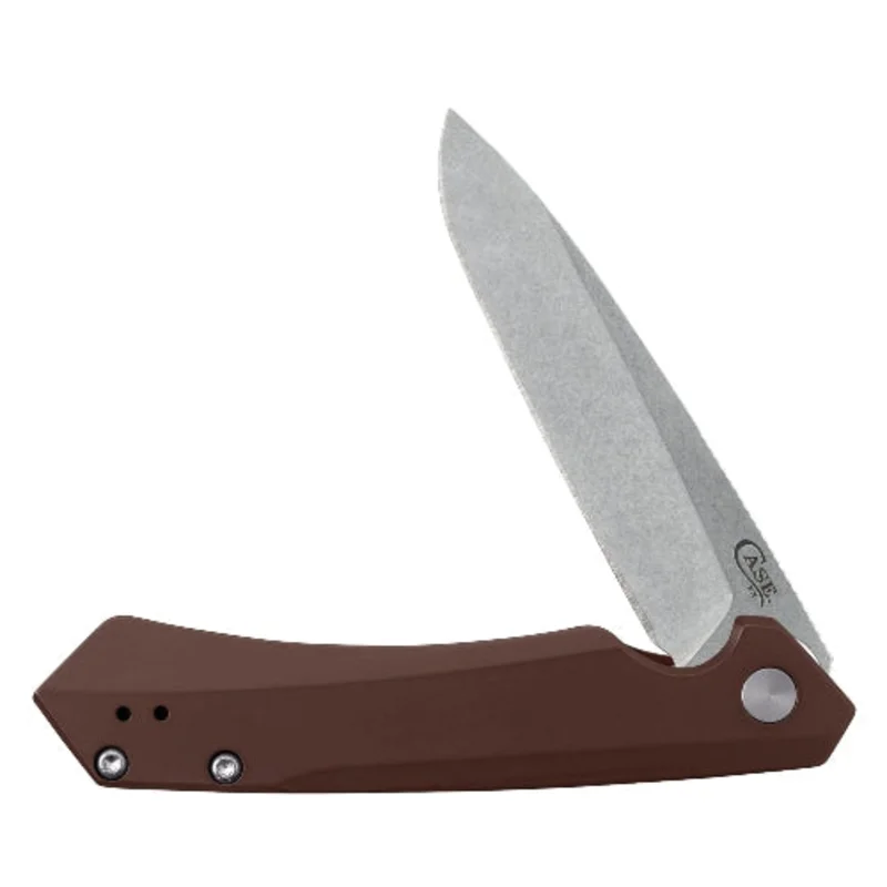 Case 64692 - Brown Anodized Aluminum (Kinzua S35VN) Spear
