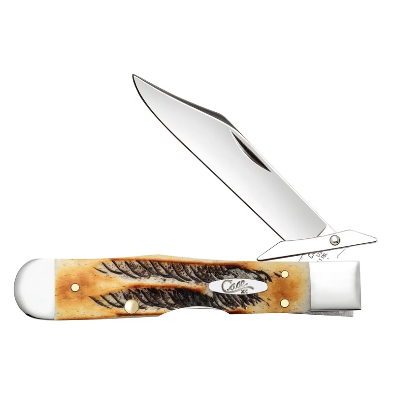 Case 65349 - 6.5 Bone Stag Cheetah Cub (6.511 1/2L SS)