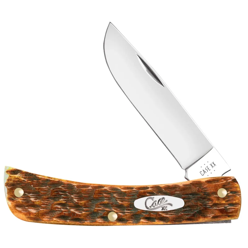 Case 66694 - Harvest Orange Bone Peach Seed Jig Sod Buster Jr (6137 SS)
