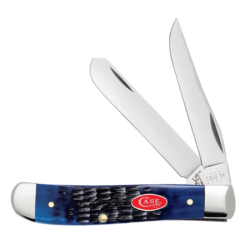 Case 7321 - Navy Blue Bone Rogers Jig Mini Trapper (6207 SS)