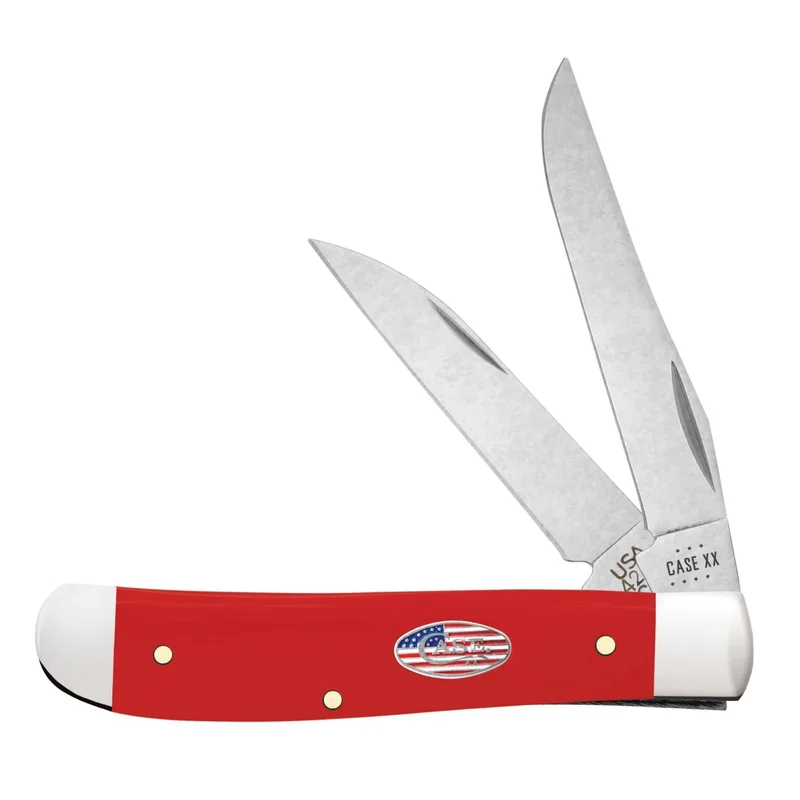 Case 73927 - American Workman Red Synthetic Smooth Mini Trapper (4207W CS)