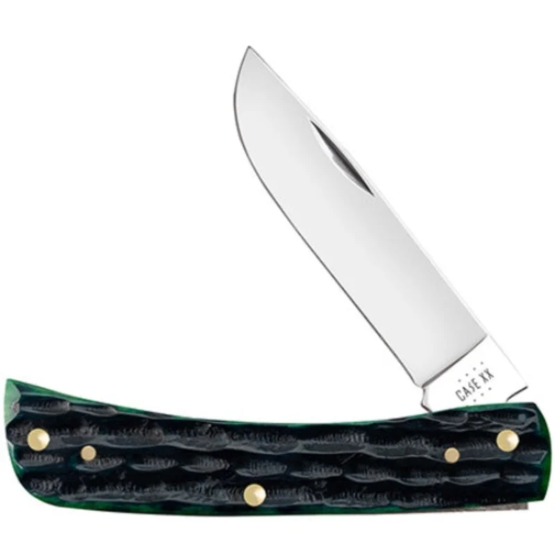 Case 75832 - Hunter Green Bone Deep Canyon Jig Sod Buster Jr.
