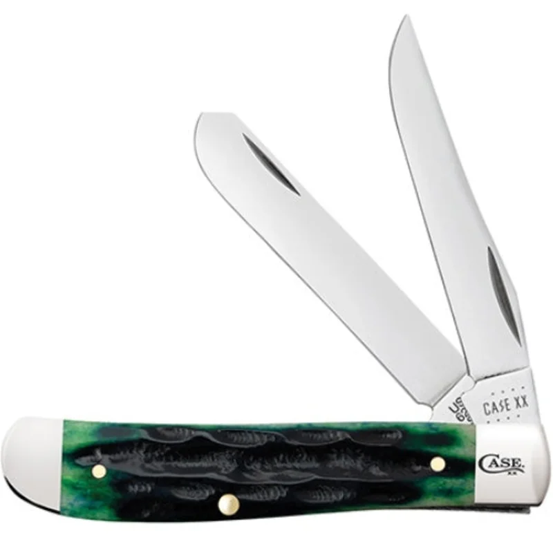 Case 75834 - Hunter Green Bone Deep Canyon Jig Mini Trapper