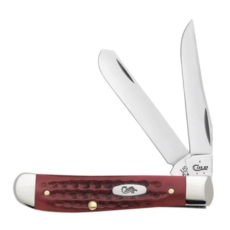 Case 784 - Pocket Worn Old Red Bone Corn Cob Jig Mini Trapper