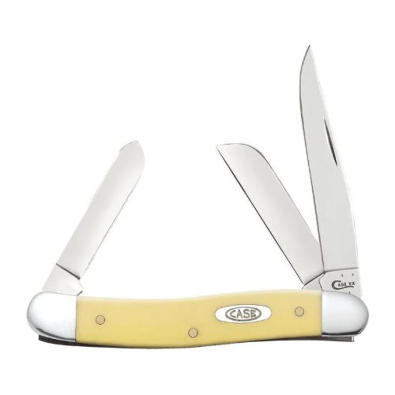 Case 80035 - Yellow Synthetic Smooth Medium Stockman (3318 SS)