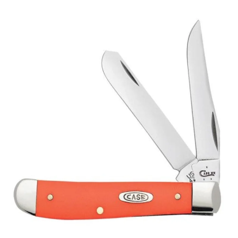 Case 80505 - Orange Synthetic Smooth Mini Trapper (4207 SS)