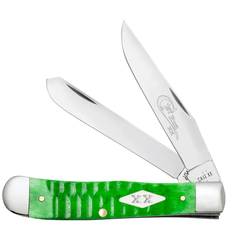 Case 81440 - Bright Green Bone Gator Jig Trapper (6254 SS) FPR