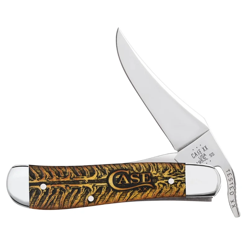 Case 81803 - Golden Pinecone Natural Bone Color Wash Russlock (61953L SS)