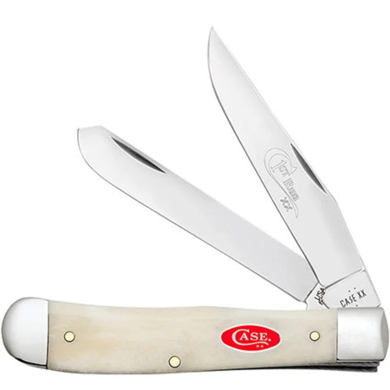 Case 84020 - Natural Bone Smooth Trapper (6254 SS) First Production Run