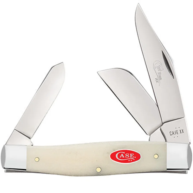 Case 84025 - Natural Bone Smooth Large Stockman (6375 SS) First Production Run