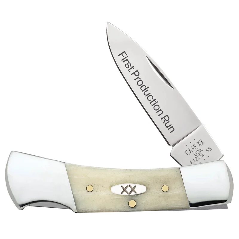 Case 93314 - Natural Bone Smooth Lockback First Production Run (61225L SS)