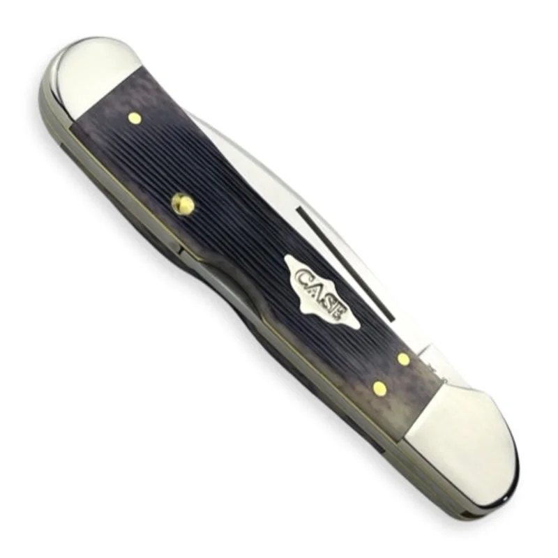 Case 9712 - Purple Bone Barnboard Jig Copperlock