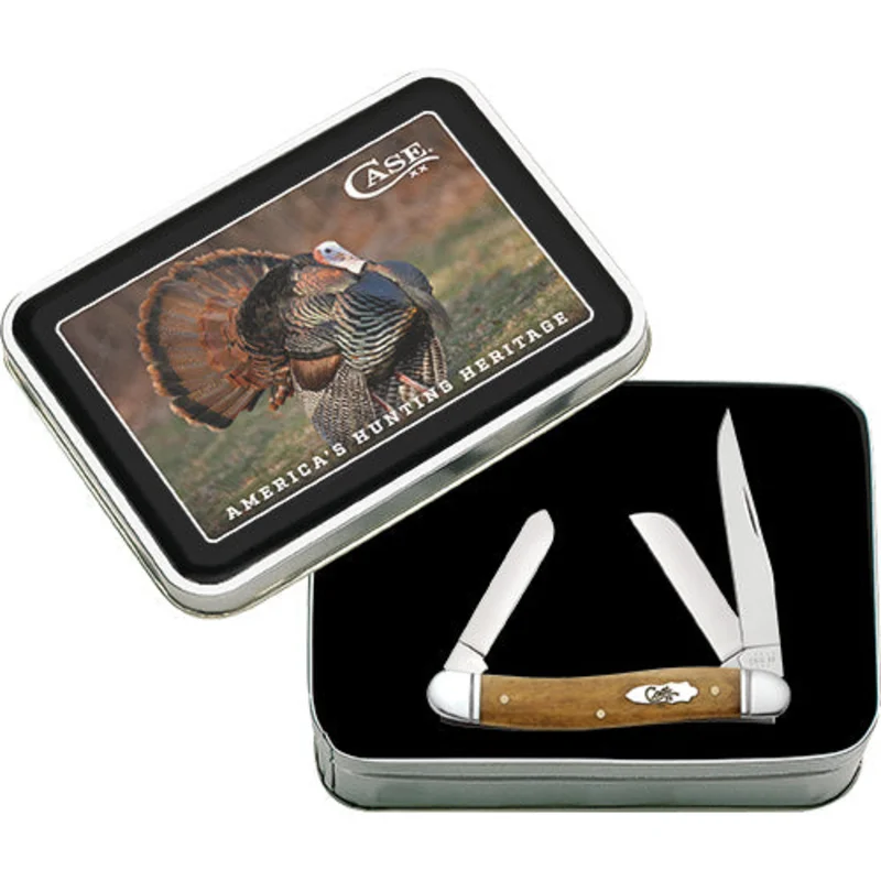 Case America's Hunting Heritage Turkey Smooth Antique Bone Medium Stockman Gift Set