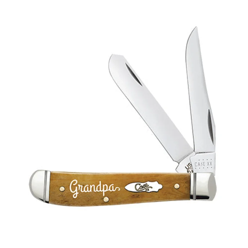 Case Antique Bone Grandpa Mini Trapper