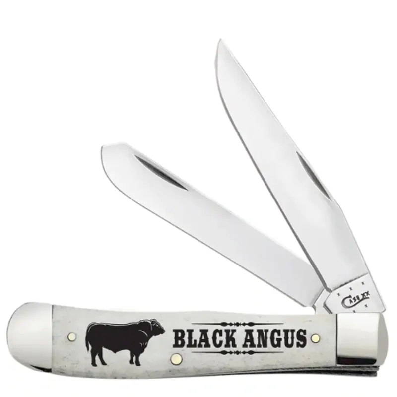 Case Black Angus Smooth Natural Bone Trapper