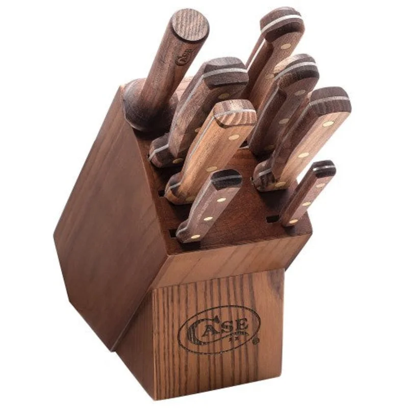 Case Household Cutlery 9 Piece Household Cutlery Block Set
