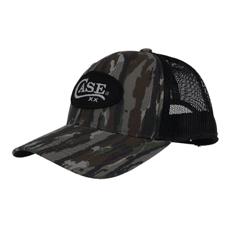 Case Logo Hat Black Tree Camo