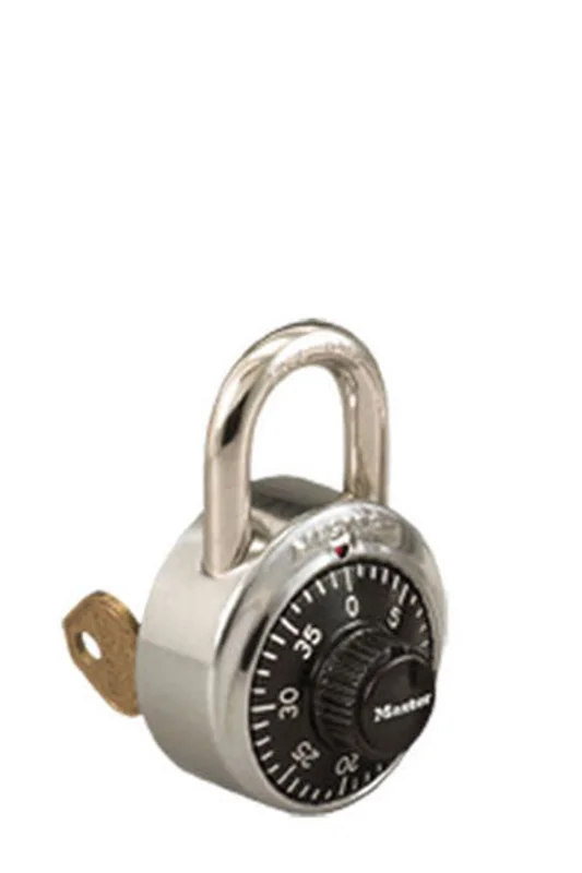 Case Of 100 Master Lock 1525 Combination Padlocks And Control Key