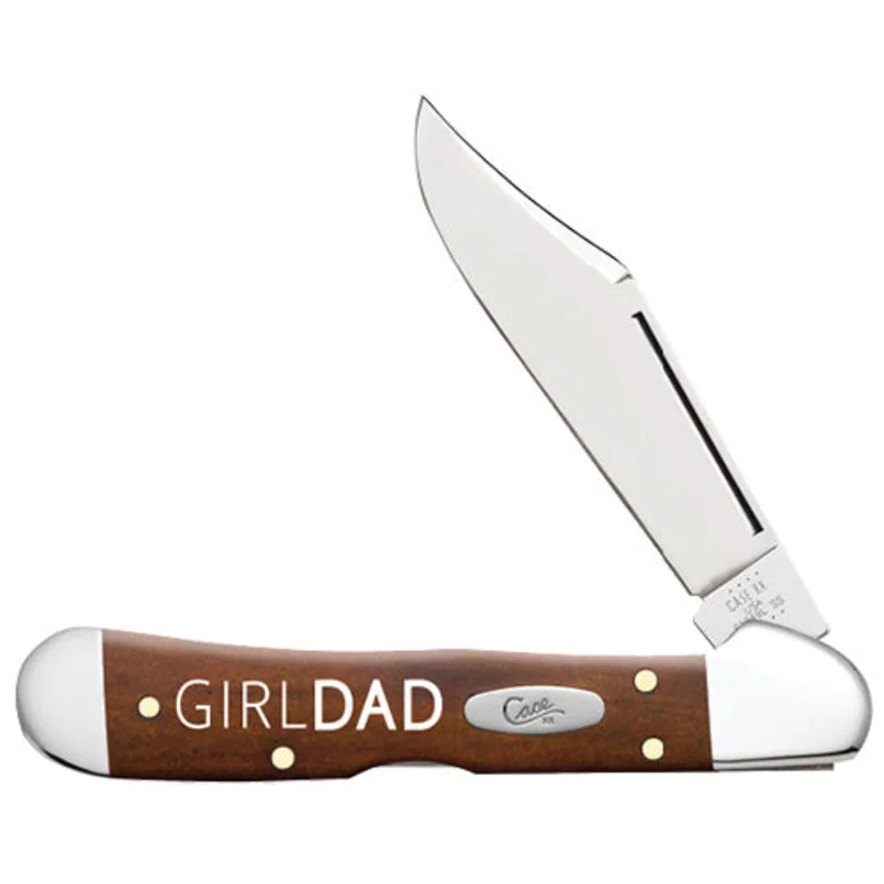Case Smooth Chestnut Bone Girl Dad Mini Copperlock