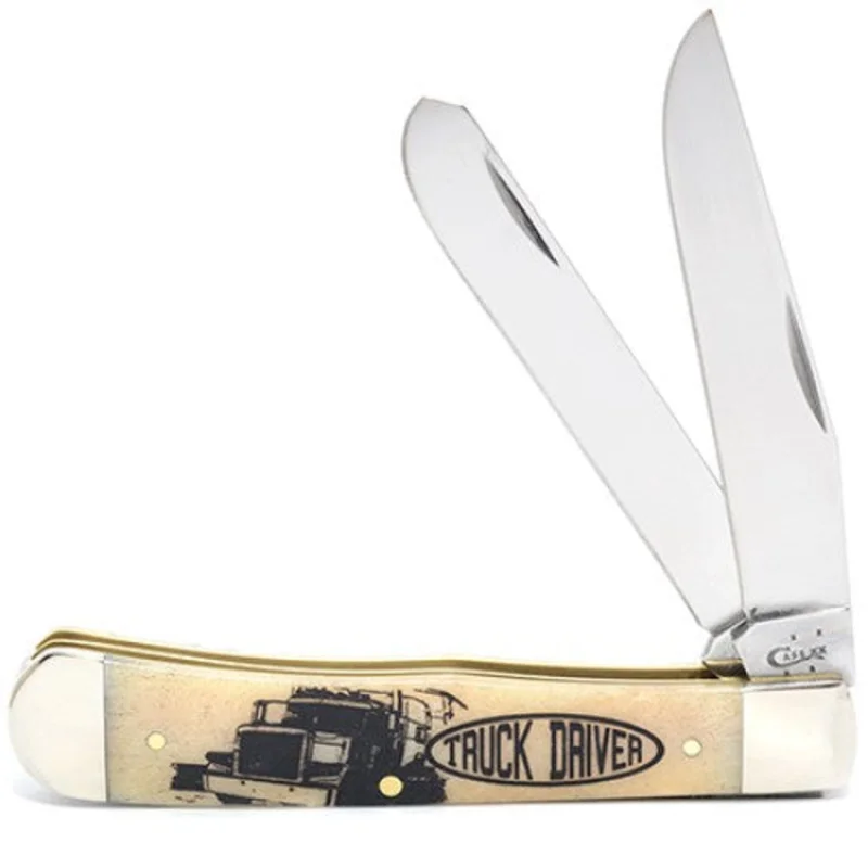 Case Truck Driver Natural Smooth Bone Trapper