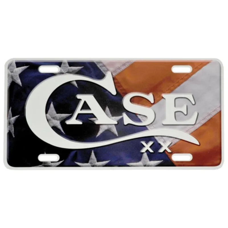 Case USA Flag License Plate