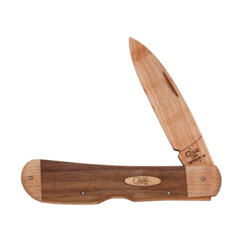 Case Wooden Tribal Lock Knife Kit