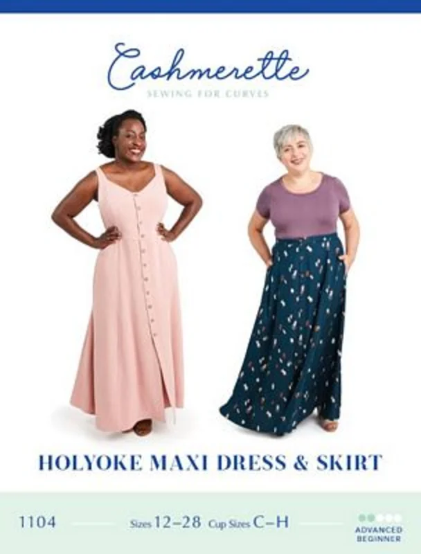 CASHMERETTE: Holyoke Maxi Dress & Skirt Pattern