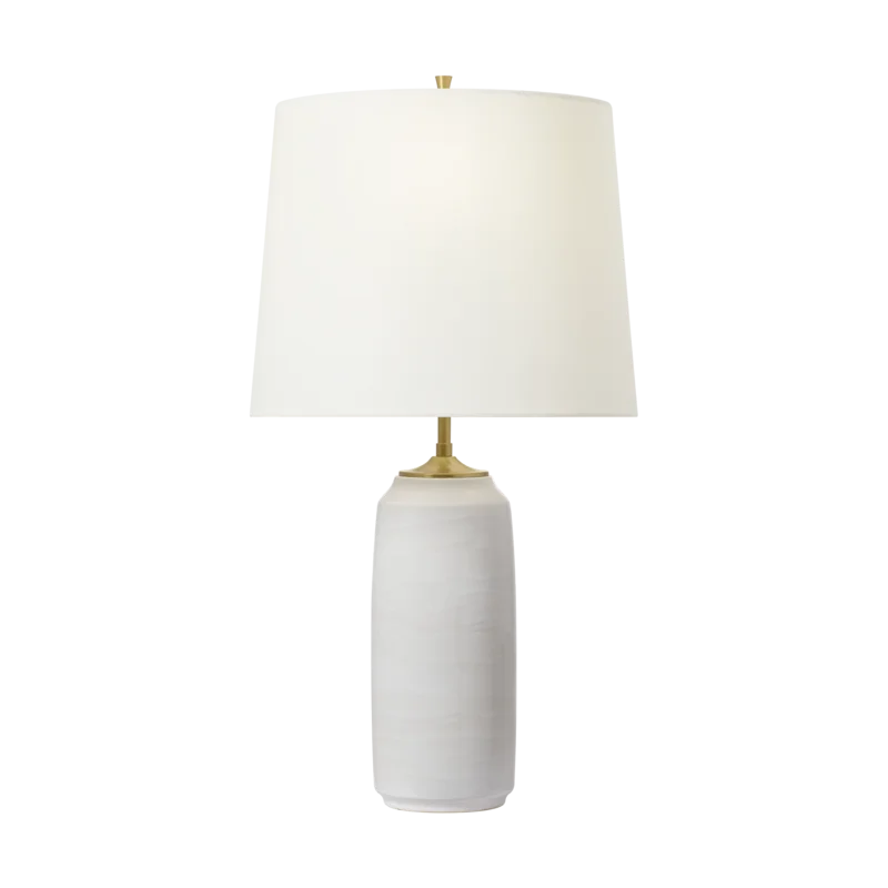 Cato Medium Table Lamp - Natural White, 27.75"H