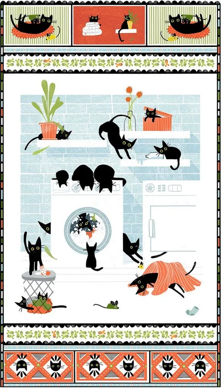 CATS IN THE LAUNDRY: Cats in the Laundry Panel