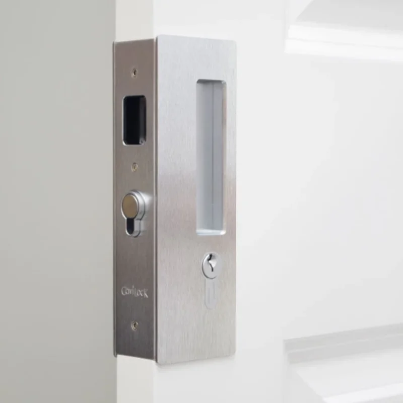 Cavity Sliders - CaviLock CL400 - Key Locking Magnetic Pocket Door Pull Handle